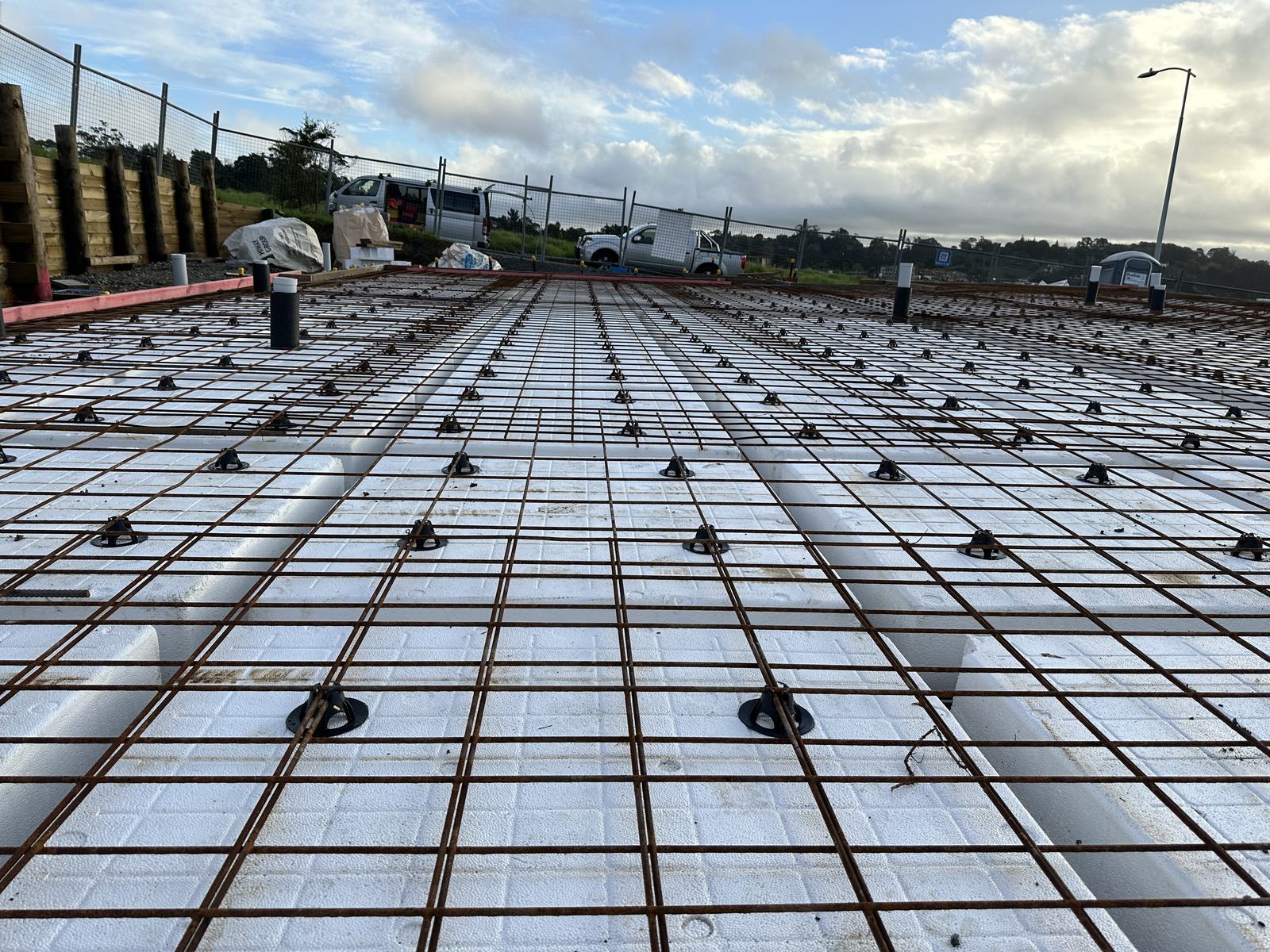 Rib raft slab
